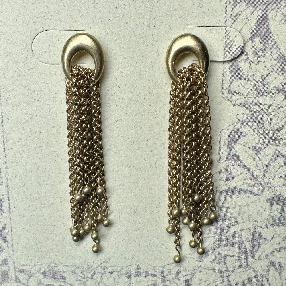 Vintage Cascading Tassel Earrings